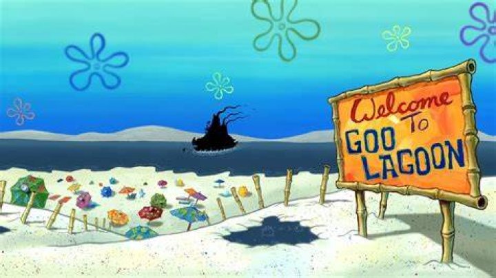 Goo Lagoon in 'SpongeBob SquarePants The Cosmic Shake'