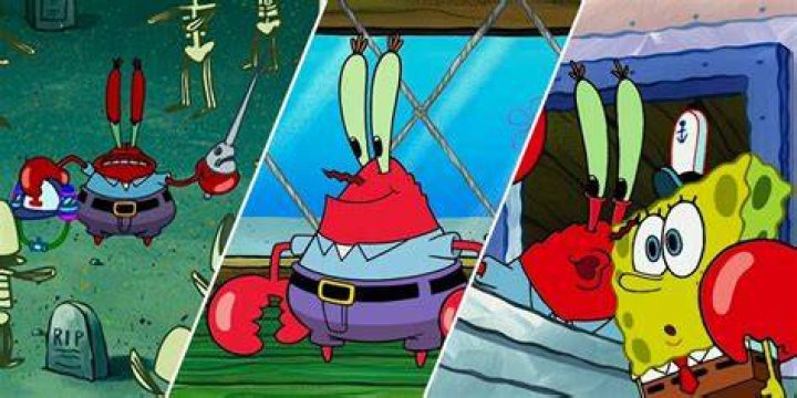 SpongeBob and Mr. Krabs in 'SpongeBob SquarePants The Cosmic Shake'