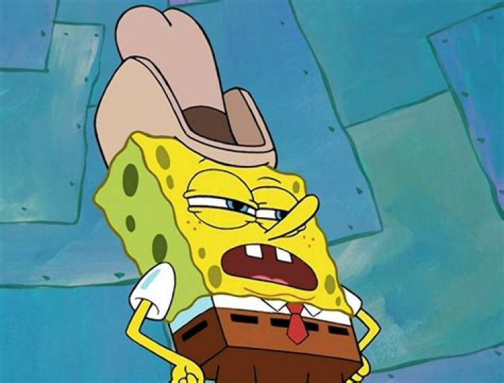 SpongeBob as a Cowboy in 'SpongeBob SquarePants The Cosmic Shake'