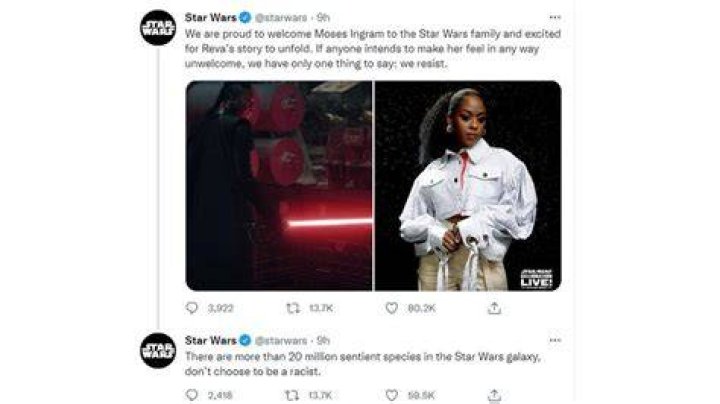 Star Wars Tweet